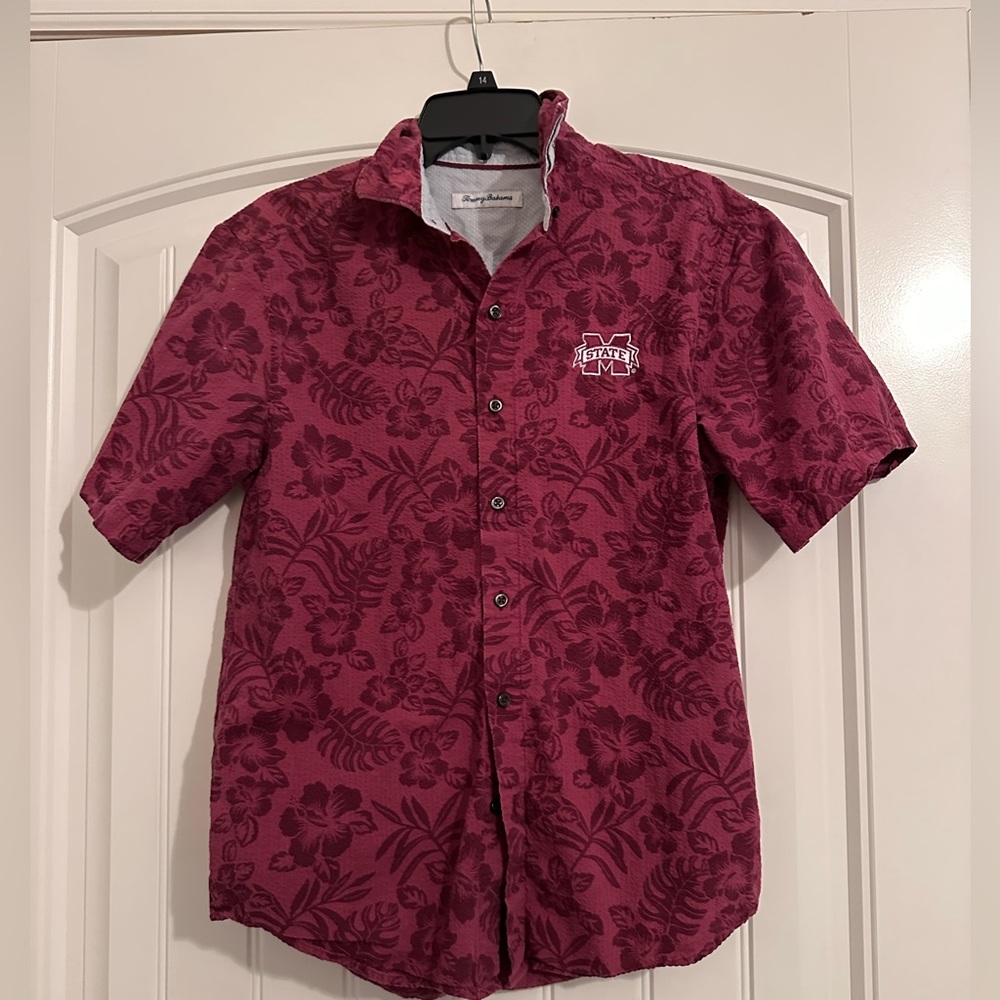 Mississippi State Tommy Bahama Hawaiian Shirt